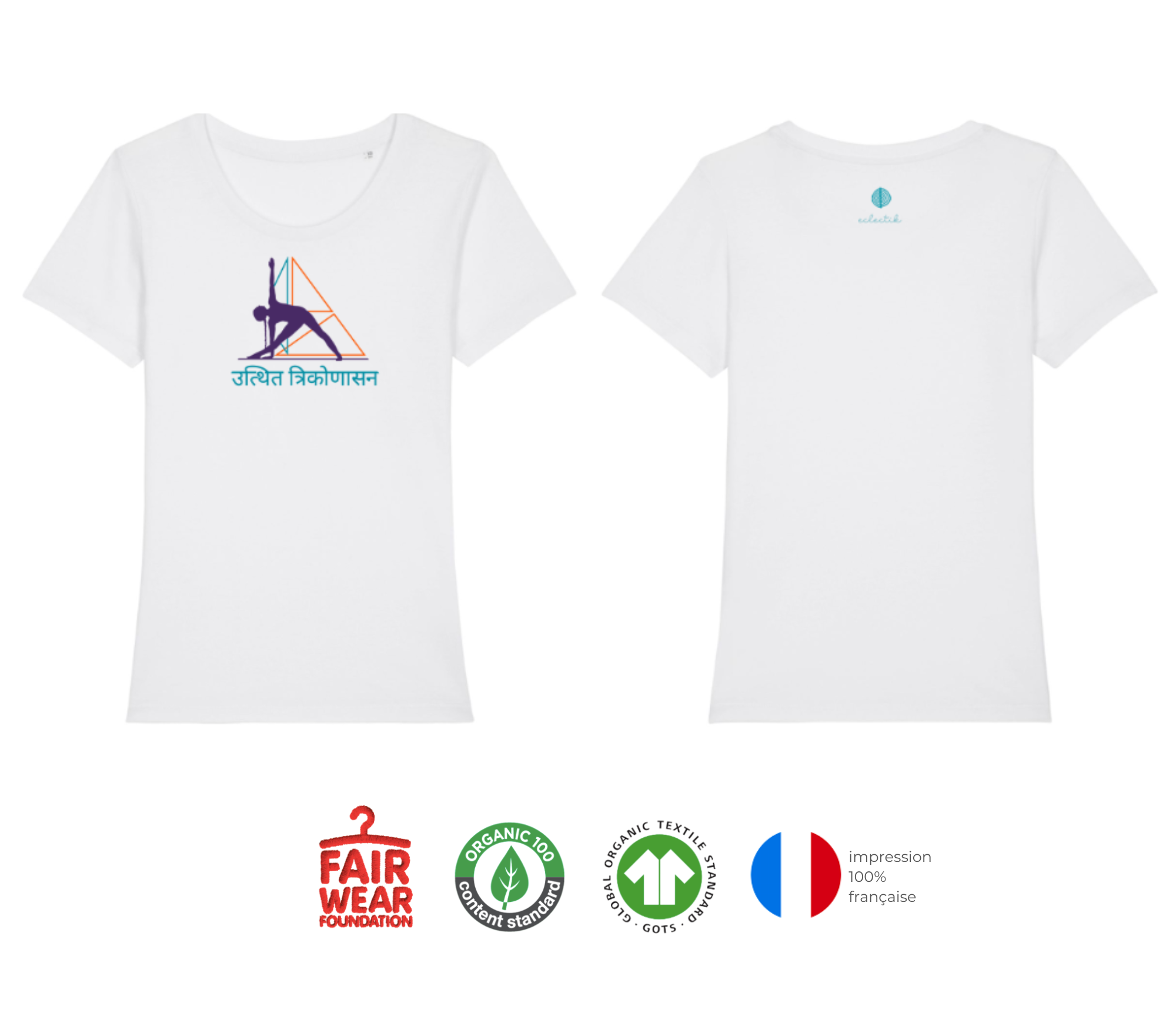 TEE SHIRT YOGA IYENGAR ECLECTIK